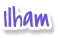 Sticker — “Ilham” wordmark